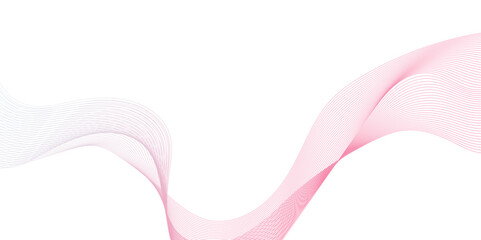 abstract geometric wave line Curve flow motion line vector background, Digital energy waves technology concept abstract geometric pink wave lines. Abstract dynamic curved geometric Undulate Wave line.
