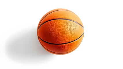 basketball isolated on white background