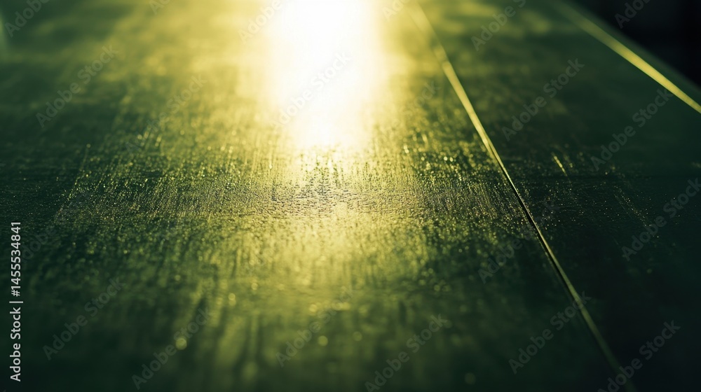 Poster abstract green surface texture with light reflection and subtle grain detail close up