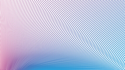Red and blue halftone abstract background