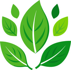 green leaves vector