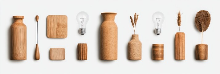 Wooden home decor collection