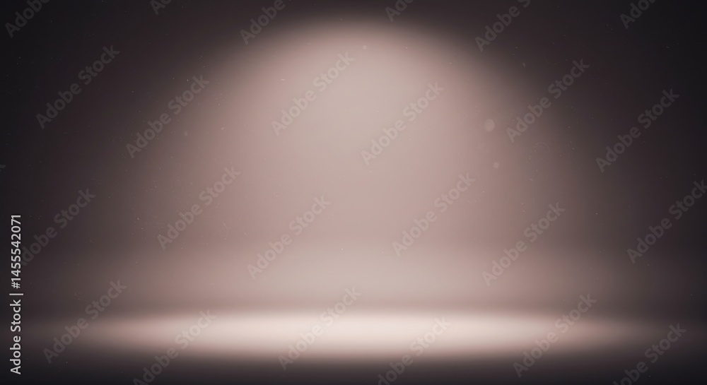 Poster A dark background with a light source in the center