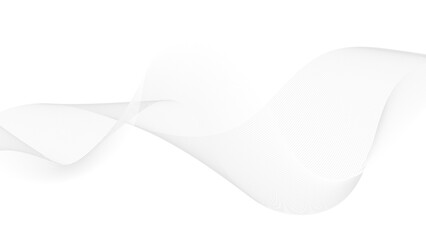 Abstract vector background with wavy lines. Black wave with lines created using blend tool. Vector Illustration.