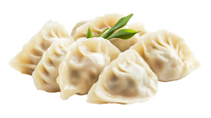 Dumplings (Jiaozi) isolated in White background ,Transparent Background ,Food image