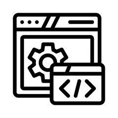 compiler line icon