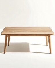 Fototapeta premium Wooden table with a light brown color