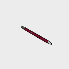 Realistic Brown Pencil Vector Illustration. Pencil vector icon design. Pencil symbols and glyphs. Back to school elements. Fun art supplies.