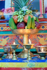 fruit and vegetables for offering