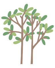 Obraz premium 植栽のイラスト