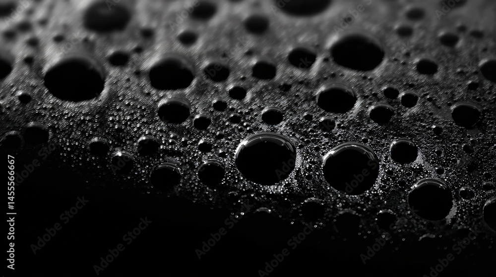 Poster condensation pattern with circular droplets form on a surface, perfect for texture