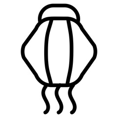 Lantern Line Icon