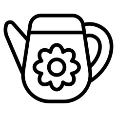 Watering tool Line Icon