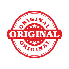 Editable origina rubber stamp vector