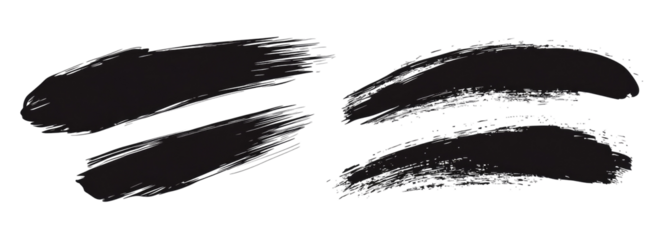 Dark, textured brushstrokes (1)