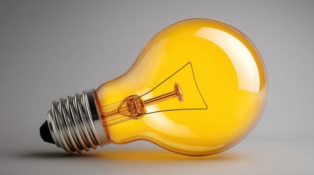 Bright light bulb representing innovative cost-saving opportunities and financial efficiency in business strategies - Powered by Adobe