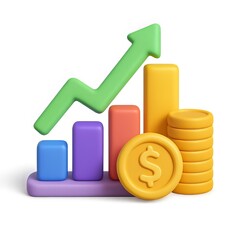 Simple 3D Visual Representation of Economic Growth Concepts