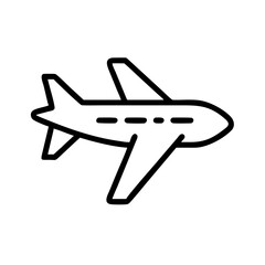 Airplane Flight Symbol Icon Design