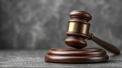 Wooden gavel representing financial regulations and compliance within the monetary system and legal framework