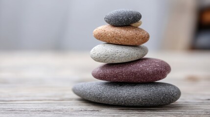 A stack of rocks symbolizing financial zen and achieving full clarity under pressure in economic management strategies