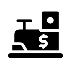 Cash Register Checkout Icon Design