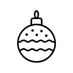 Christmas Ball Icon Design