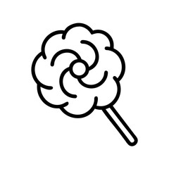 Cotton Candy Swirl Icon Design