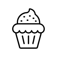 Cupcake Dessert Icon Design