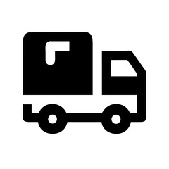 Delivery Truck Service Icon Design
