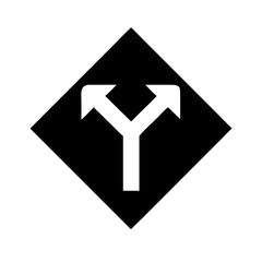 Divided Highway Symbol Icon Design