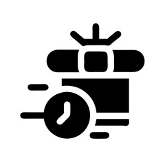 Fast Delivery Gift Icon Design