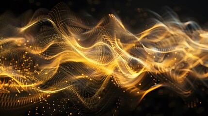 Obraz premium Wave-shaped Fireworks: Dynamic wave-shaped fireworks, symbolizing movement and fluidity. 