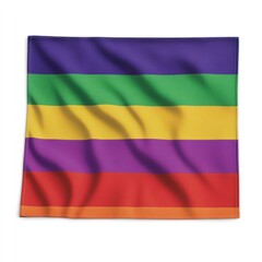 Fototapeta premium Waving horizontal stripes abstract background