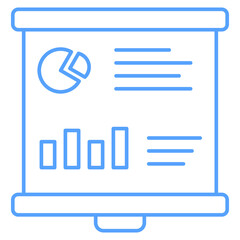 infographic icon blue style