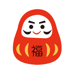 だるまのイラスト　福