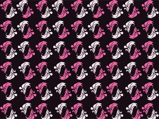 Elegant Floral Swirls Pattern for Invitations and Stationery