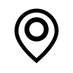 Fototapeta premium Location Pin Navigation Marker Icon Design