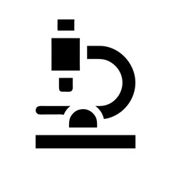 Microscope Lab Test Symbol Icon Design