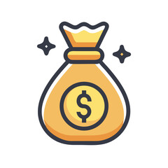Money Bag Finance Symbol Icon Design