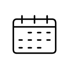 Monthly Event Calendar Icon Design