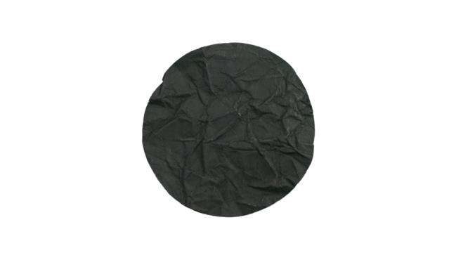 Blank black adhesive paper tape isolated on transparent background