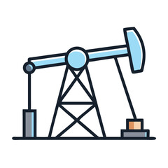 Oil Pump Extraction Icon Design