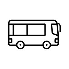 Public Transport Bus Icon Design