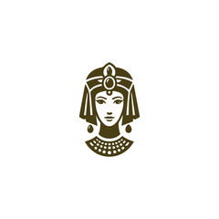 Queen cleopatra logo