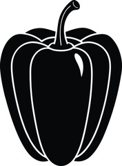 bell pepper slice on white background  .eps