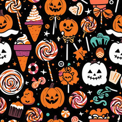 Halloween Sweets Pattern