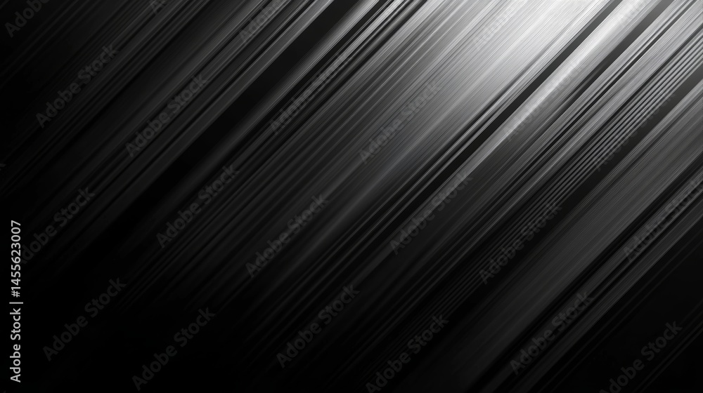 Poster abstract depiction of dynamic lines creating a sense of movement in a monochromatic setting at dusk