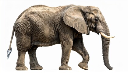 Fototapeta premium elephant on a white background