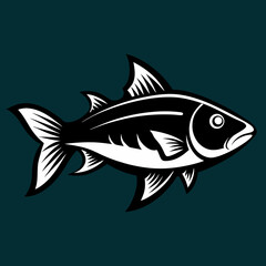 Fototapeta premium fish on a white background