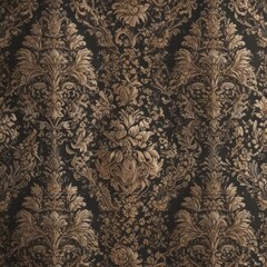 Intricate floral damask wallpaper, elegant seamless pattern ,  floral,  interior design,  acanthus